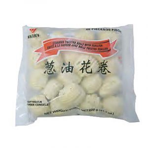 Steam Twisted Rolls with Scallion 蔥油花卷
