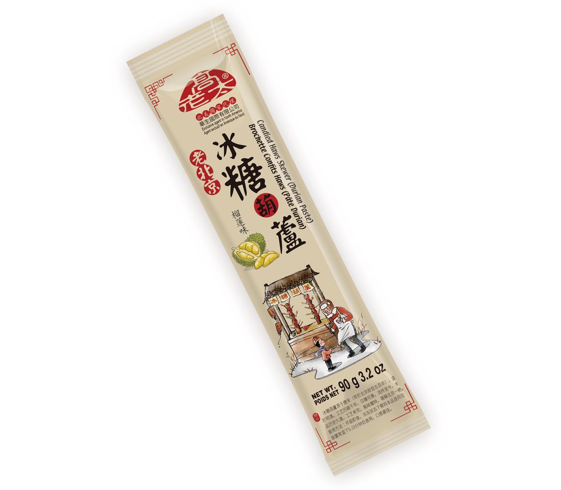 GLT-Candied Haws Skewer (Durian Paste) 高老太冰糖葫芦(榴莲) 