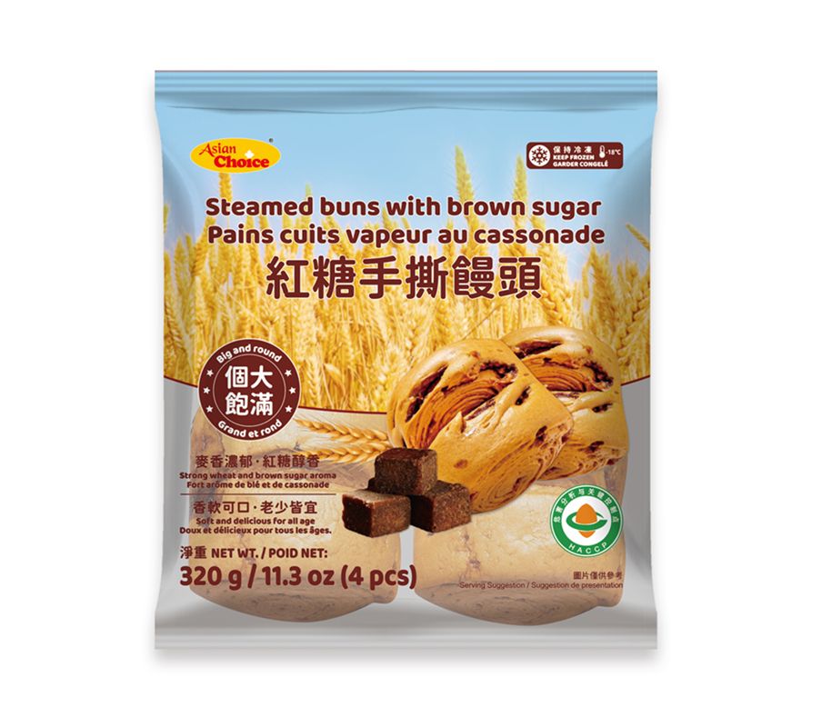 AC-Steamed Bun With Brown Sugar/亚洲优选手撕红糖馒头